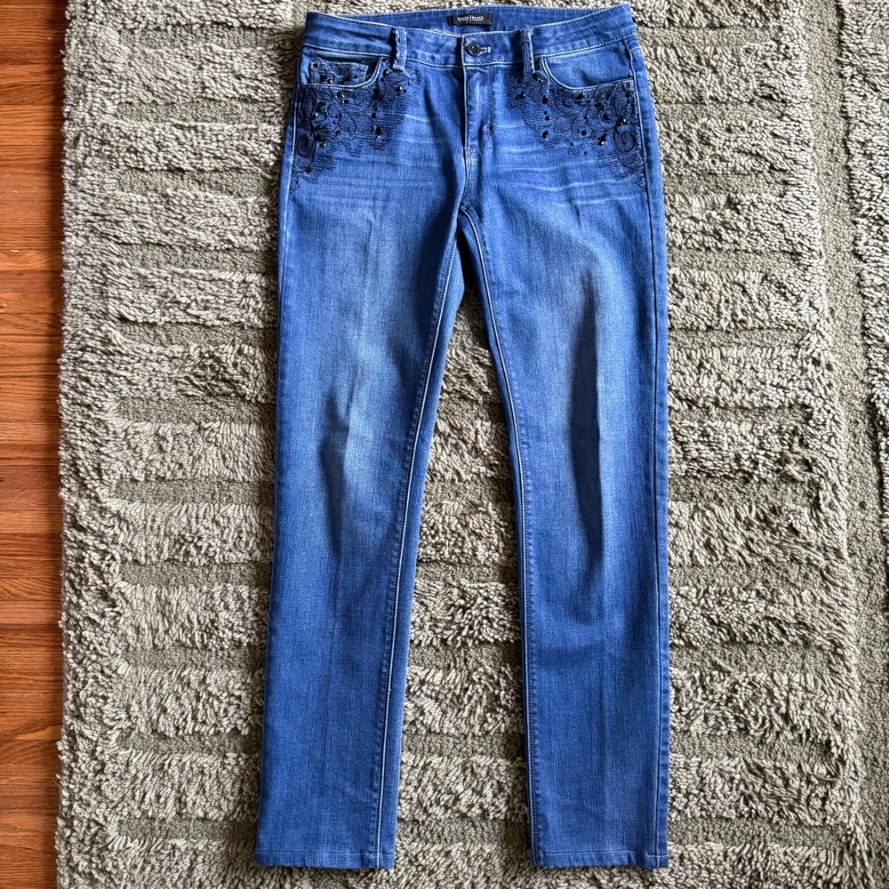 ✨ Bundle of 3 Women’s Size 6 Jeans – Glam Denim Lot ✨ - Picture 6 of 12